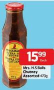 Mrs. H.S Balls Chutney-470gm