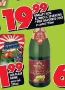 Royalty Non-Alcoholic Sparkling Fruit Flavoured Juice Assorted-750ml