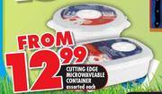 Cutting Egde Microwaveable Container Assorted-Each