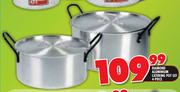 Diamond 4-Piece Aluminium Catering Pot Set