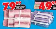 Gradient Bubbles 3 Pack Assorted Towel Set 