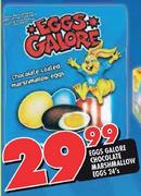 Eggs Galore Chocolate Marshmallow Eggs-24's