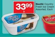 Nestle Country Fresh Ice Cream Assorted-2L Each