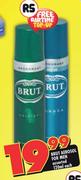 Brut Aerosol For Men-120ml Each
