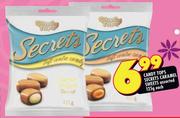 Candy Tops Secrets Caramel Sweets Assorted - 125g Each