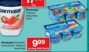 Parmalat Smooth / Yumchums Yoghurt Assorted - 6 x 100g Per Pack