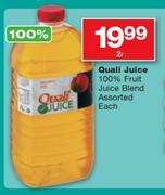 Quali Juice 100% Fruit Juice Blend Assorted-2L
