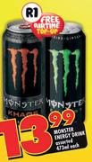 Monster Energy Drink Assoted-473ml Each