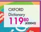 Oxford Dictionary