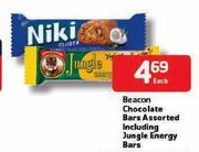 Beacon Chocolate Bars+Jungle Energy Bars Each