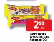 Tasty Treats Cream Biscuits-100gm Each