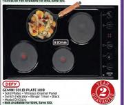 Defy Gemini Solid Plate Hob(DHD326)