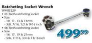 Ratcheting Socket Wrench(WMRS229)