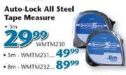Auto-Lock All Steel Tape Measure(WMTM230)-3m