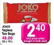 Joko Tagless Tea Bags-10's