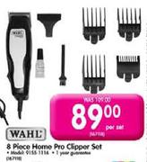 Wahl 8 Piece Home Pro Clipper Set(9155-1116) Per Set