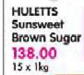 Huletts Sunsweet Brown Sugar-15x1Kg