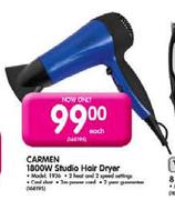 Carmen 1800W Studio Hair Dryer Each