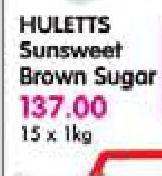 Huletts Sunsweet Brown Sugar-15 x 1Kg 