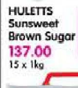 Huletts Sunsweet Brown Sugar-15x1kg