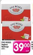  Five Roses Tagless Teabags-200's Each