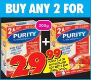 Purity 2nd or 3rd Foods Just Add Water Baby Cereal-2 x 200gm
