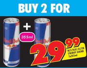 Red Bull Sleek Energy Drink-2 x 355ml