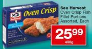 Sea Harvest Oven Crisp Fish Fillet Portions-400gm