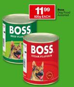 Boss Dog Food Assorted-820g Each