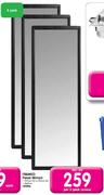 Framed Panel Mirrors-Per 3 Pack