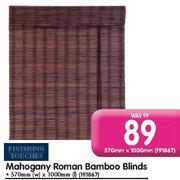 Finishing Touches Mahogany Roman Bamboo Blinds(570x1000mm)