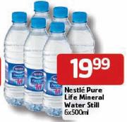Nestle Pure Life Mineral Water Still-6X500ml