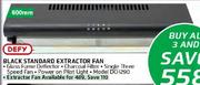 Defy Black Standard Extractor Fan-600mm(DCH290)