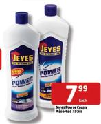 Jeyes Power Cream Assorted-750ml Each
