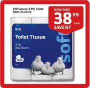 PnP Luxury 2-Ply Toilet Rolls Assorted-Each