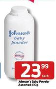 Johnson's Baby Powder Assorted-400g Each