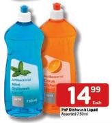 PnP Dishwash Liquid Assorted - 750ml Each