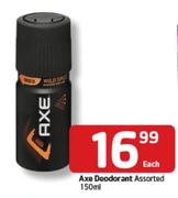 Axe Deodorant Assorted- 150ml