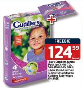 Buy A Cuddlers Jumbo Pack And Get A Cuddlers Baby Wipes-64's Free