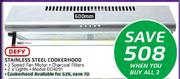 Defy Stainless Steel 600mm Cookerhood