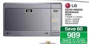 LG Silver Mirror Microwave Oven-28Ltr(MS2843GARS)