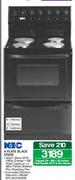 KIC 4 Plate Black Stove(KFCU6004UDBL)