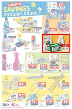 Pick N Pay : Summer Savings On Spring Cleaning (23 Sep - 6 Oct 2013), page 5