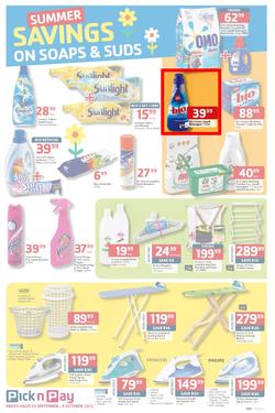 Pick N Pay : Summer Savings On Spring Cleaning (23 Sep - 6 Oct 2013), page 5