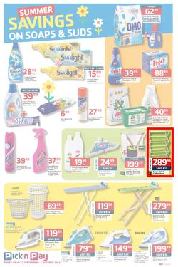 Pick N Pay : Summer Savings On Spring Cleaning (23 Sep - 6 Oct 2013), page 5