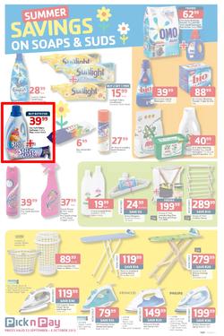 Pick N Pay : Summer Savings On Spring Cleaning (23 Sep - 6 Oct 2013), page 5