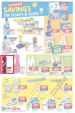 Pick N Pay : Summer Savings On Spring Cleaning (23 Sep - 6 Oct 2013), page 5