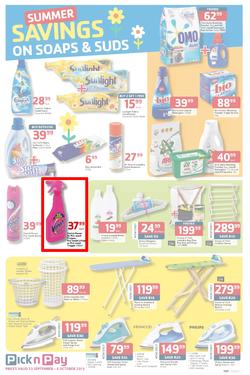 Pick N Pay : Summer Savings On Spring Cleaning (23 Sep - 6 Oct 2013), page 5