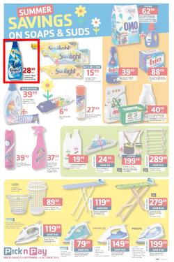 Pick N Pay : Summer Savings On Spring Cleaning (23 Sep - 6 Oct 2013), page 5