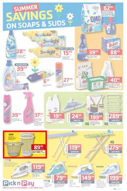 Pick N Pay : Summer Savings On Spring Cleaning (23 Sep - 6 Oct 2013), page 5